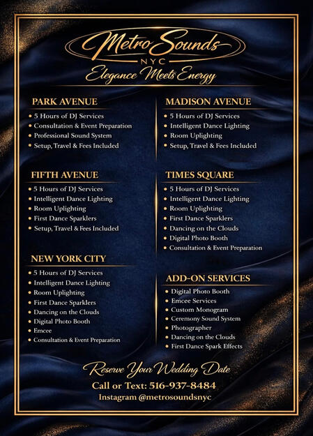 Wedding Packages & Services Wedding Packages & Services